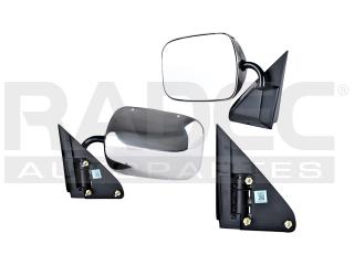 ESPEJO CV CHEYENNE/CUSTOM 92-98 IZQ MANUAL C/BASE ACERO INOX