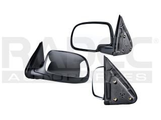 ESPEJO CV CHEYENNE/SILVERADO 99-06 IZQ MANUAL CROMADO*
