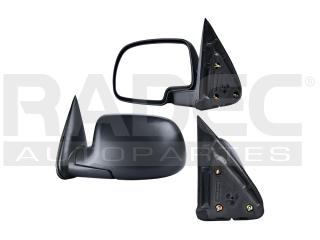 ESPEJO CV CHEYENNE/SILVERADO 99-06 IZQ MANUAL CORRUGADO S/CO