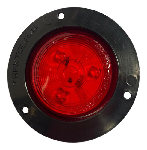 PLAFON REDONDO ROJO  2" 1/2