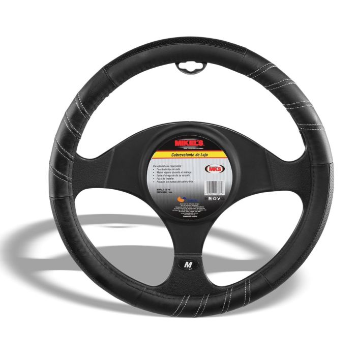 CUBRE VOLANTE DEPORTIVO AMARRAR NEGRO