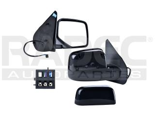 ESPEJO FD ECOSPORT 04-10 ELECTRICO LISO/CORRUGADO NEGRO DER