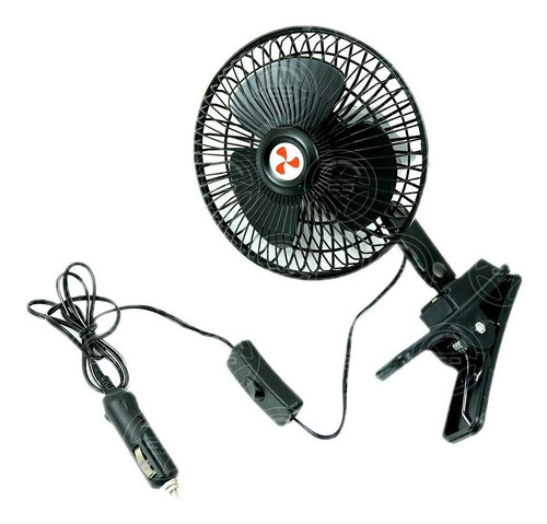 VENTILADOR PINZA 6 NEGRO