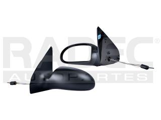 ESPEJO FD FOCUS 00-06 C/CONTROL NEGRO ZX5/ZX3/ZTW/ZTS/SVT/LX
