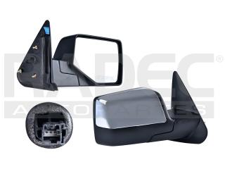 ESPEJO FD RANGER 10-12 DER ELECTRICO CROMADO*
