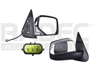 ESPEJO FD RANGER 05-09 DER ELECTRICO CROMADO