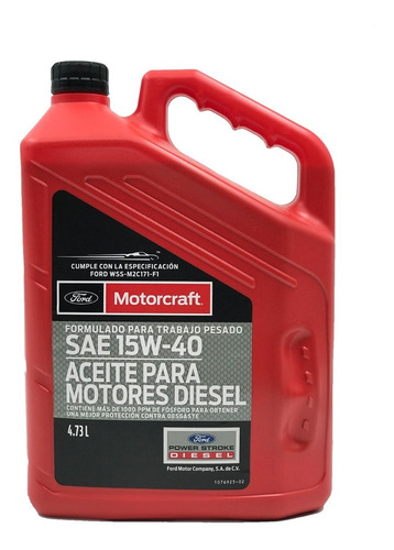 ACEITE MOTOR DIESEL MULTIGRADO 15W40 5LTS
