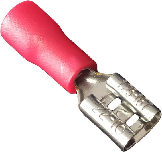 TERMINAL ENCHUFE HEMBRA ROJA