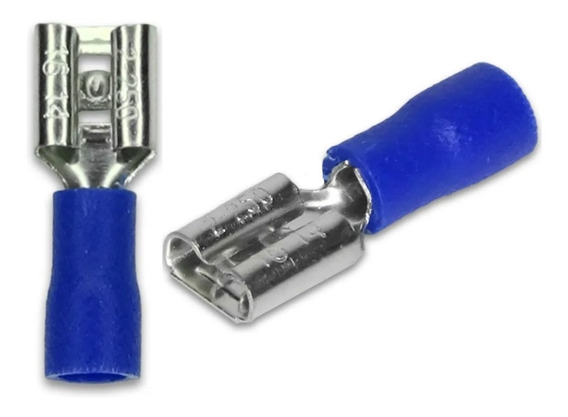 TERMINAL ENCHUFE HEMBRA AZUL