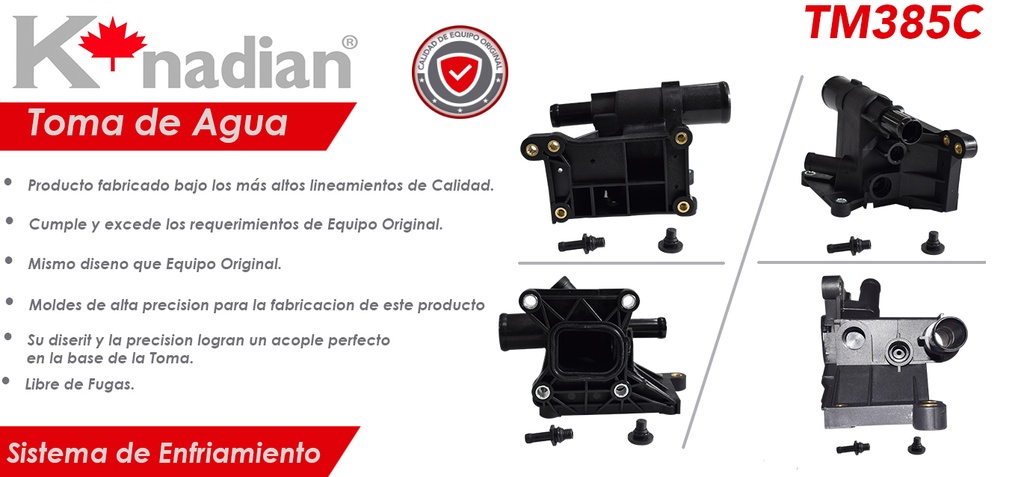 TOMA AGUA FD ECOSPORT FOCUS