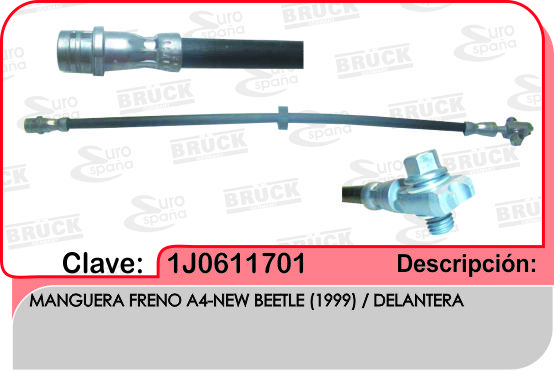 MANGUERA FRENO DELANTERO VW A4