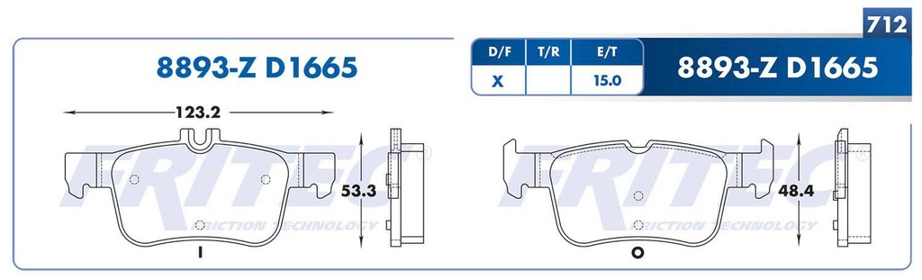 BALATA TRASERO FD FUSION 14-