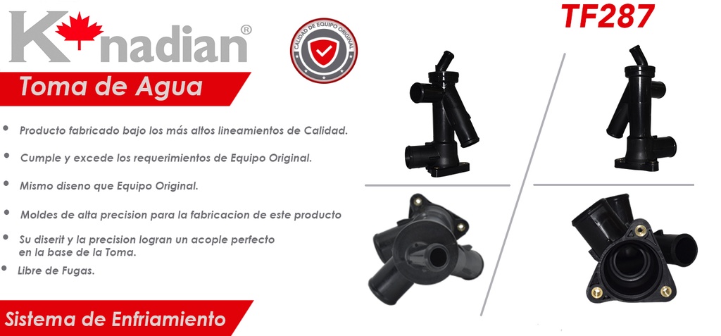 TOMA AGUA FD ESCAPE UTA207287