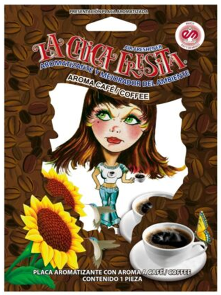 AROMA CARTON CHICA FRESA CAFE