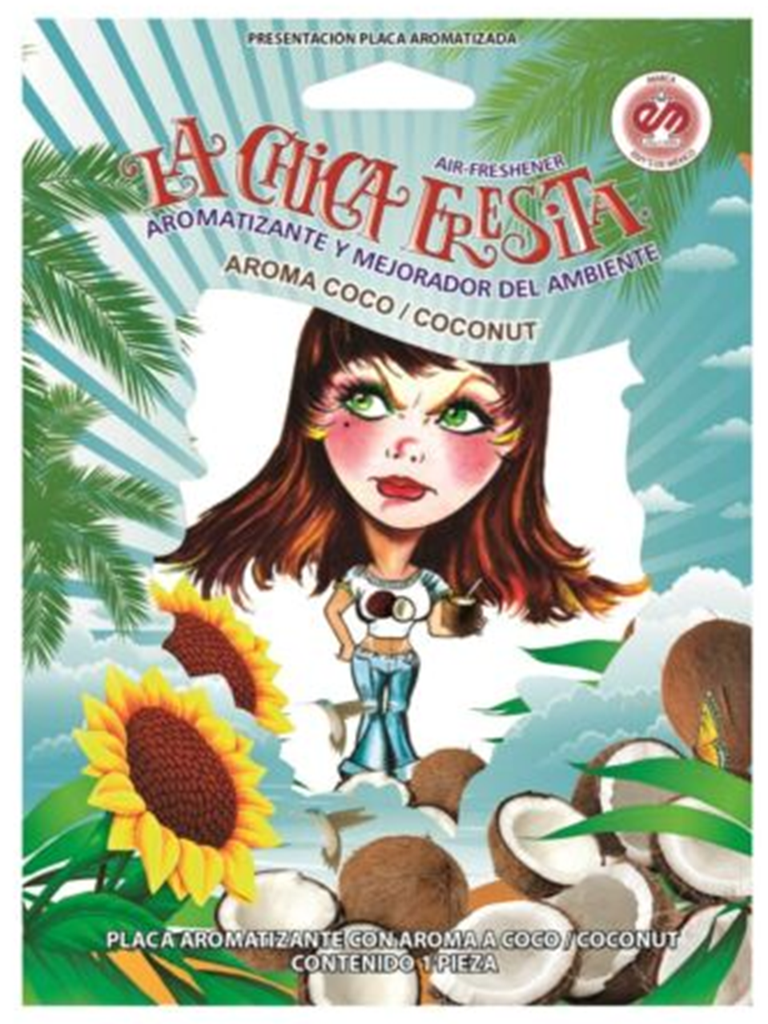 AROMA CARTON CHICA FRESA COCO