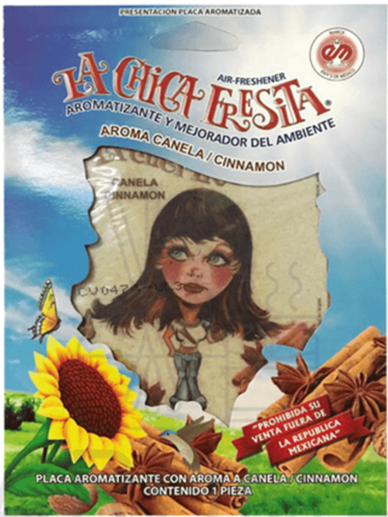 AROMA CARTON CHICA FRESA CANELA