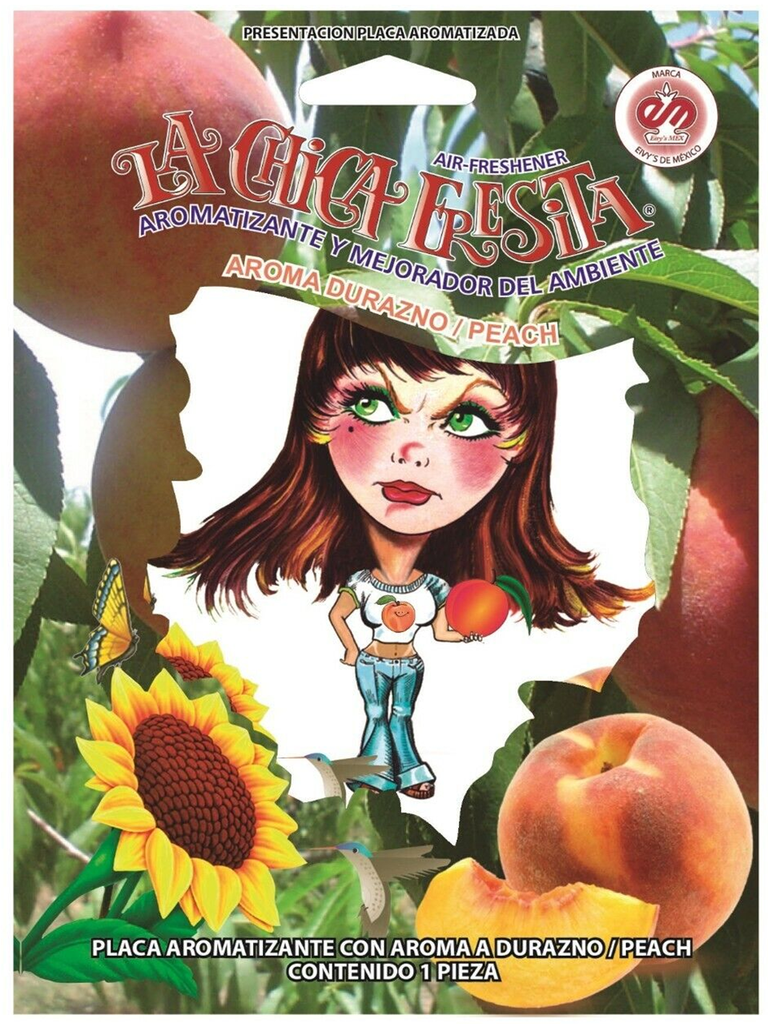 AROMA CARTON CHICA FRESA DURAZNO