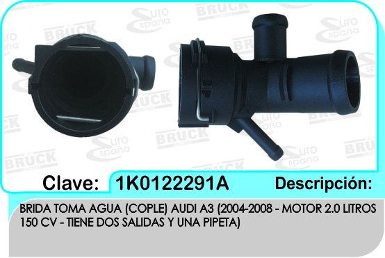 TOMA AGUA VW BORA