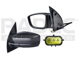 ESPEJO VW GOL 08-13/SAVEIRO 10-13 IZQ ELECTRICO NEGRO*
