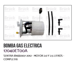 BOMBA GASOLINA NS SENTRA 2.0 2.5 07-12 COM