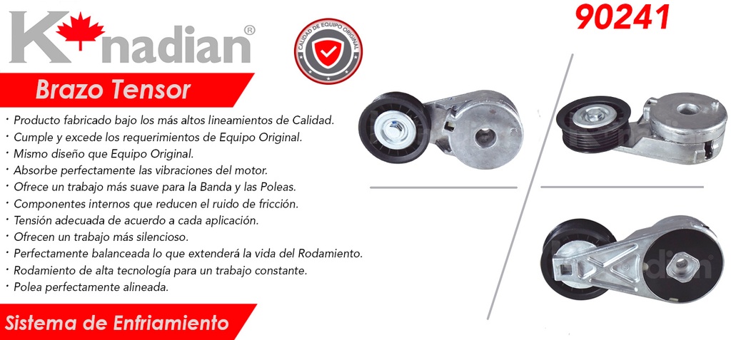 POLEA TENSORA ALTERNADOR CV EQUINOX MALIBU