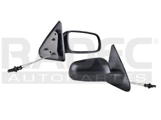 ESPEJO VW POINTER 2PTAS 00-09 DER C/CONTROL CORRUGADO NGO*
