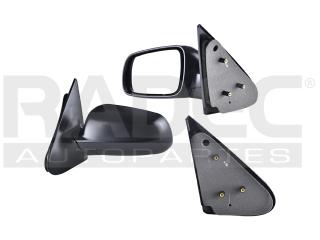 ESPEJO VW POINTER 4PTAS 00-09 IZQ MANUAL CORRUGADO NGO *
