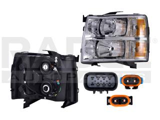 FARO CV CHEYENNE/SILVERADO 07-13 IZQ LINEA NUEVA

