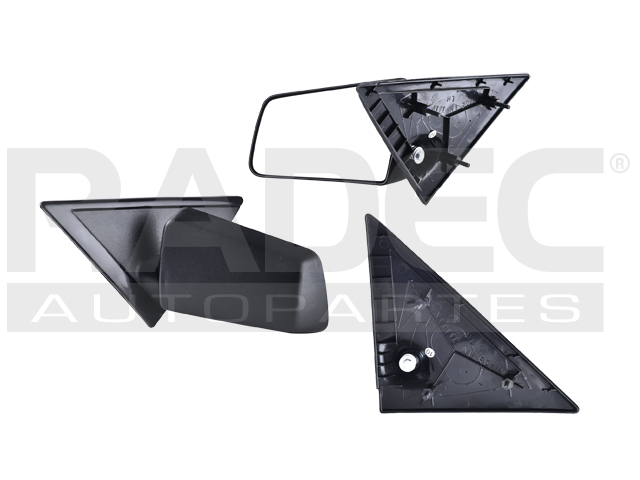 ESPEJO CV S-10/SONOMA 95-97 IZQ CHICO AMERICANO MANUAL NEGRO