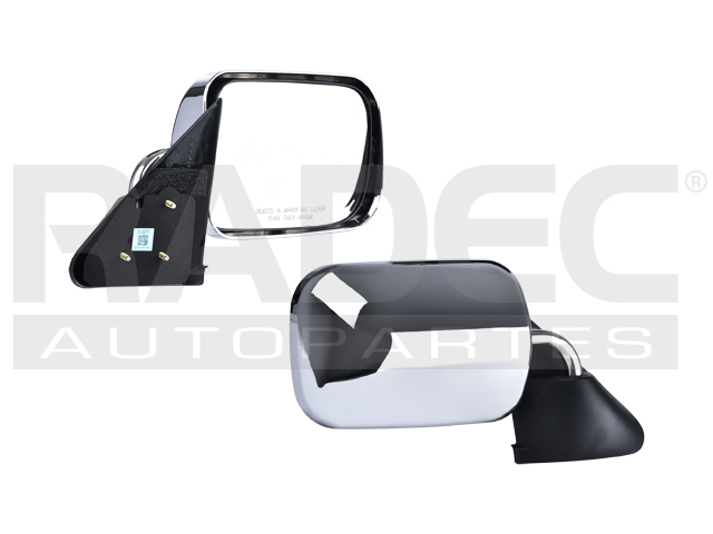 ESPEJO DG RAM 94-97 RH MANUAL CROMADO