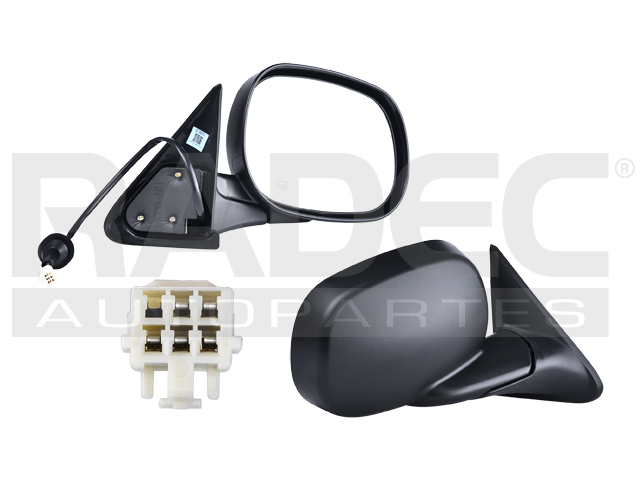 ESPEJO DG RAM 98-01 RH ELECTRICO NEGRO