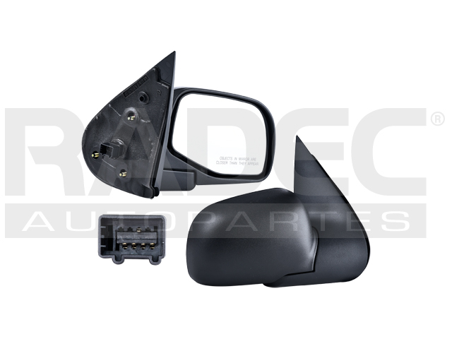 ESPEJO FD EXPLORER 02-05 DER ELECTRICO C/LUZ INFERIOR NEGRO