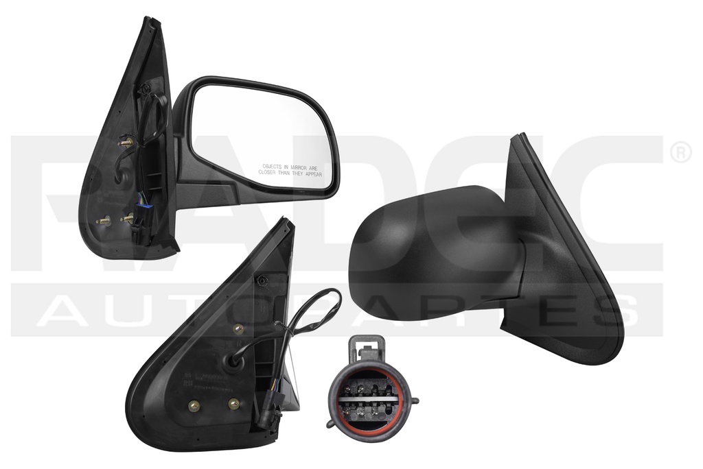 ESPEJO FD EXPLORER 95-01 ELECTRICO C/LUZ NEGRO LIMITED/XLS/B