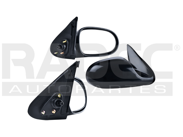 ESPEJO NS SENTRA 01-06 DER C/CONTROL NEGRO