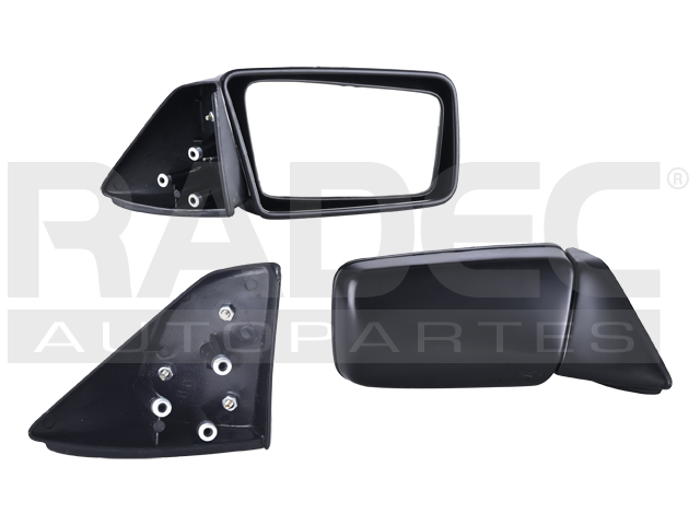 ESPEJO NS TSURU I 4 PTAS 84-87  RH MANUAL NEGRO