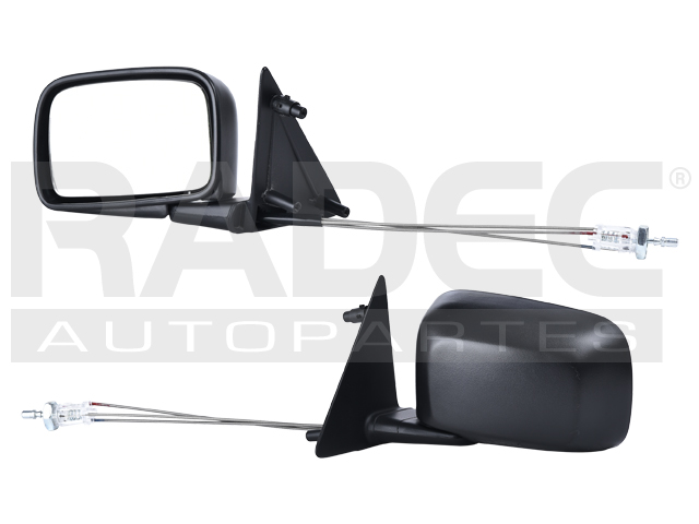 ESPEJO VW GOLF/JETTA 88-92 LH C/CONTROL NEGRO
