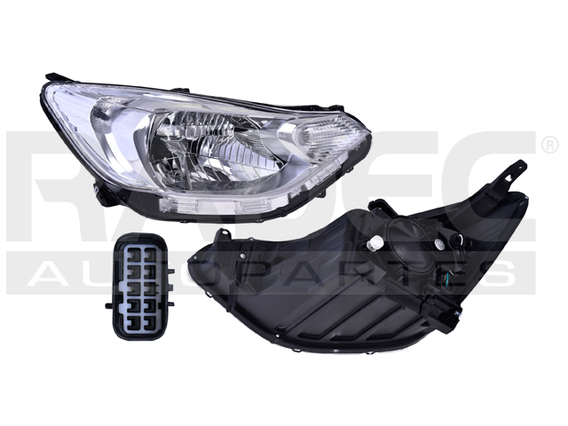 FARO CV AVEO 18-20 MANUAL/ELECTRICO S/MOTOR FONDO CROMADO S/