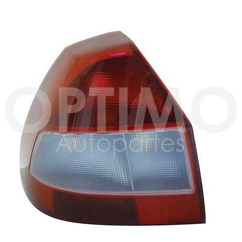 CALAVERA FD FIESTA IKON 03-04 ROJO/BLANCO/BLANCO LH