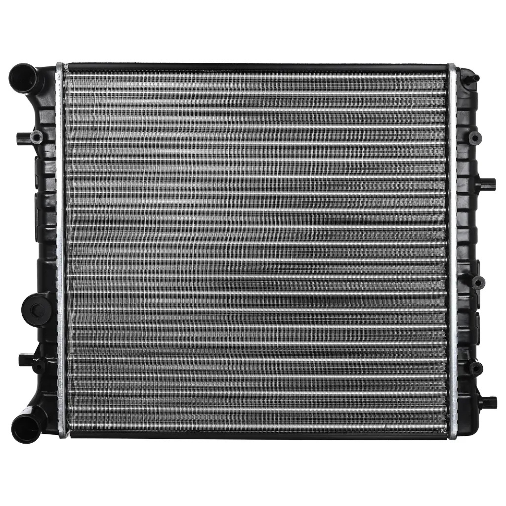 RADIADOR VW GOL 08-20/LUPO 05-13/CROSSFOX 07-15 L4 1.4, 1.6 LTS STD S/AA 16 15/16X16 5/16X23MM ALUM MEC POLAR 230-3110-00