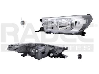 FARO TY HILUX 16-18 MANUAL P/FOCO HALOGENO DEPO IZQ