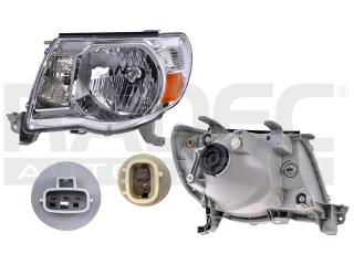 FARO TY TACOMA 05-11 IZQ NORMAL/4X4 CROMO
