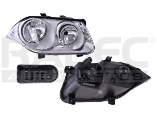 FARO VW JETTA CLASICO 08-12 DER FONDO CROMADO
