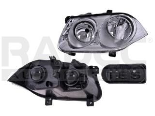 FARO VW JETTA CLASICO 08-12 IZQ FONDO CROMADO
