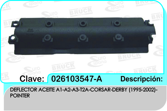 DEFLECTOR ACEITE VW A1 A2 POINTER