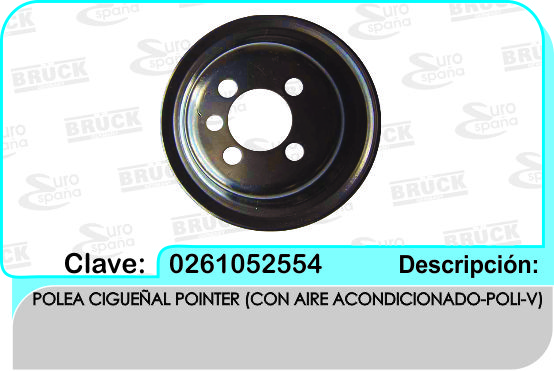 POLEA CIGUEÑAL VW POINTER