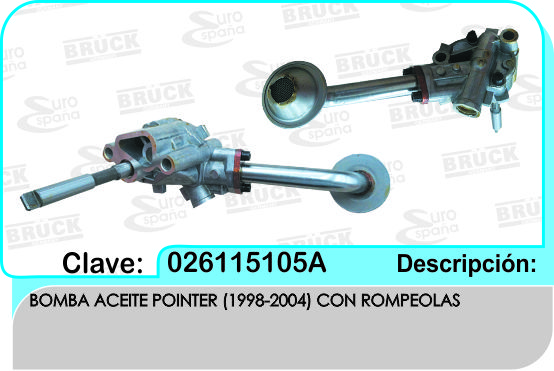 BOMBA ACEITE VW POINTER 98-04