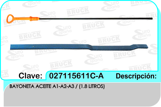 BAYONETA ACEITE VW A1 A2 A3