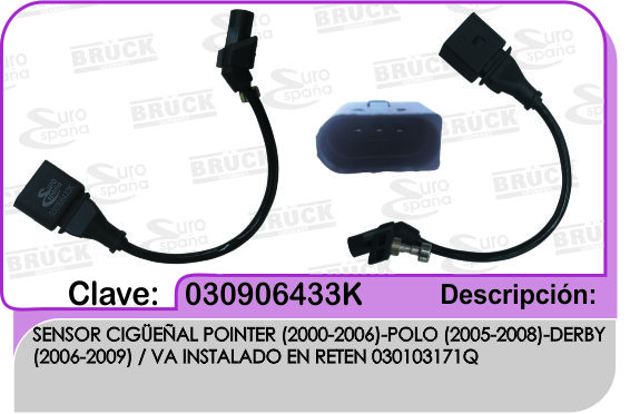 SENSOR CIGUEÑAL VW POINTER 00-09