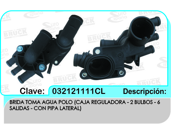 TOMA AGUA VW GOL POLO C/PIPA