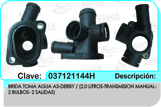 TOMA AGUA VW A3 DERBY